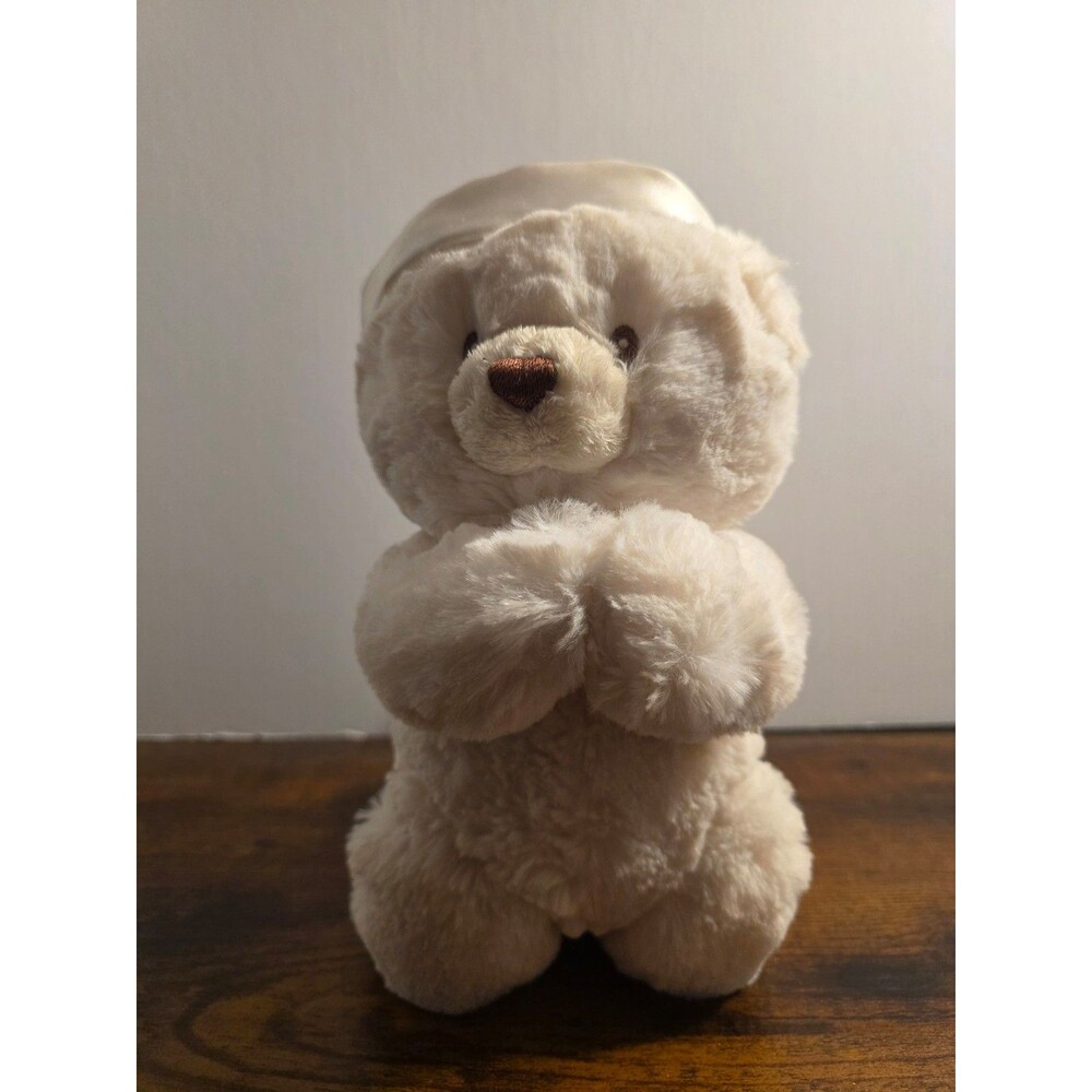 Praying Teddy Bear Plush Baby Gund Kneeling Prayer Bear Plush Now I Lay Me